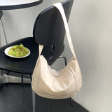 Nylon Hobos Bag Ladies Small Shoulder Bags with Zipper Top Handle Handbags
