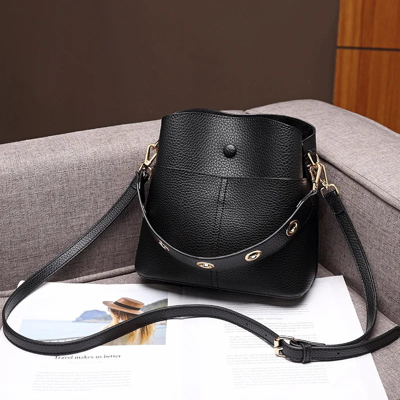 Crocodile Shoulder Messenger Bag Women High Capacity Casual Handbag