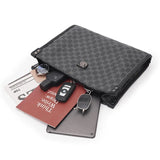 Men's Large Capacity Laptop Bag Waterproof Leather Shoulder Bag