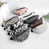 Leopard Print Waist Bag PU Leather Purse