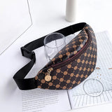 Leopard Print Waist Bag PU Leather Purse