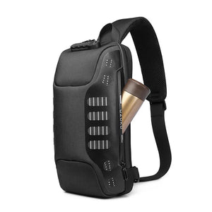 High Anti-theft Shoulder Crossbody Chest Bag USB Sling Bag