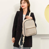 Ins Women Straw Rattan Woven Backpack Girls Summer Beach Lady Shoulder Schoolbag