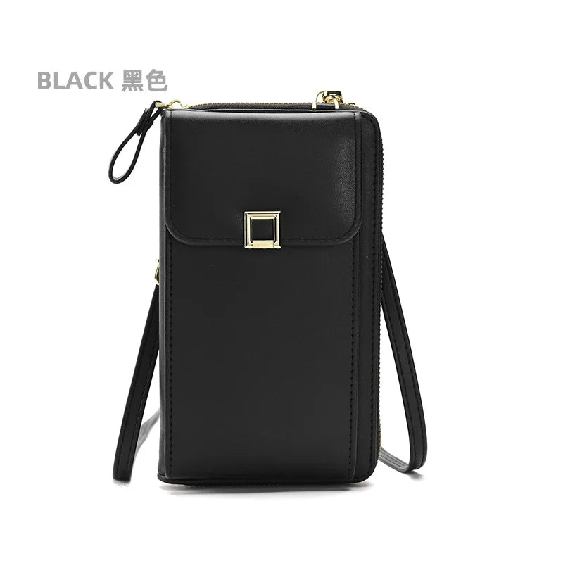 Small Crossbody Bag Women Mini PU Leather Shoulder Messenger Bag Purse