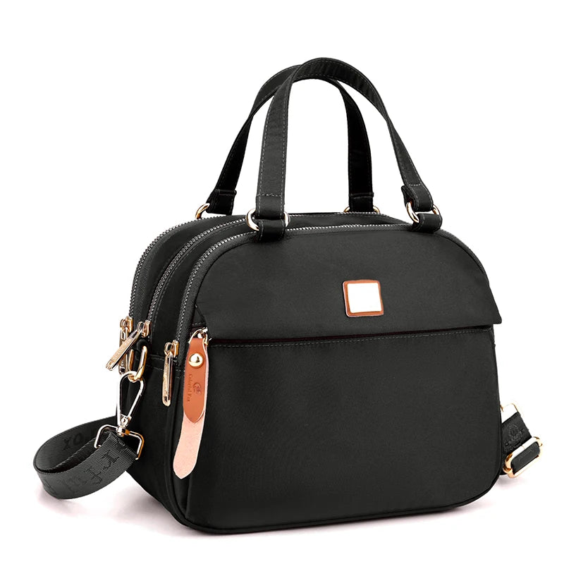 Waterproof Nylon Lady's Handbag Crossbody Shoulder Bag