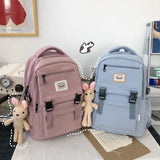 Nylon Laptop Backpack for Women Waterproof Travel Backpacks