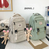 Nylon Laptop Backpack for Women Waterproof Travel Backpacks