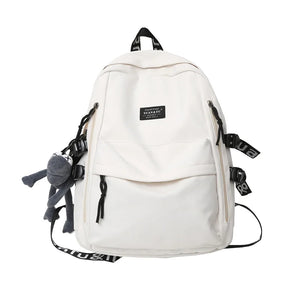 Nylon Women's Backpack Large School Bag Female Student Rucksack