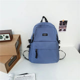 Nylon Women's Backpack Large School Bag Female Student Rucksack
