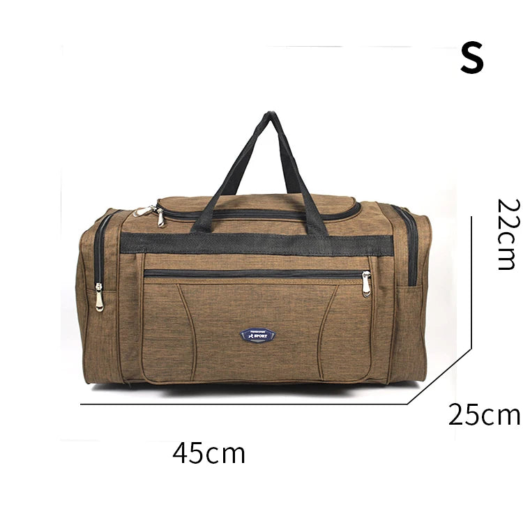 Oxford Waterproof Men Travel Bags Large Capacity Duffle Bag