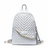 PU Backpack All Travel Leisure Rivet Backpack