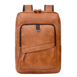 PU Leather Travel School Backpacks Women Men Casual Handbag Teenager Stude