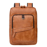 PU Leather Travel School Backpacks Women Men Casual Handbag Teenager Stude