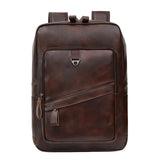 PU Leather Travel School Backpacks Women Men Casual Handbag Teenager Stude