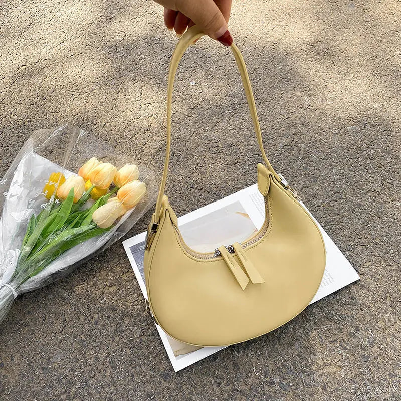 Armpit Bag PU Leather Shoulder Underarm Bag Women Handbags