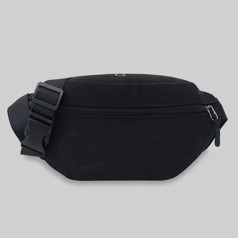 Canvas Bum Bag Pew Pattern Messenger Waist Chest Fanny Pack