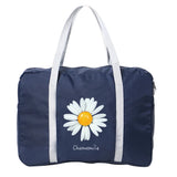 Portable Travel Bag Women Luggage Business Trip Daisy Pattern Large Capacity