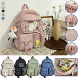 Preppy Lovely Waterproof Candy Colors Backpack for Women
