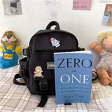 Preppy Style Student School Bags Women Backpack