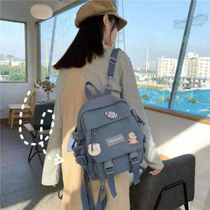 Preppy Style Student School Bags Women Backpack