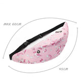 Colorful Waist Bag Women Fanny Pack Girls Bum Bag Travel Cartoon Belt's Bag