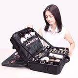Large Capacity Travel Makeup Bag Portable Cosmetic Case
