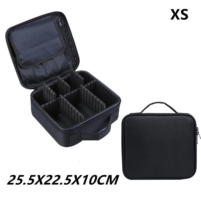 Large Capacity Travel Makeup Bag Portable Cosmetic Case