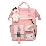 Purple Waterproof Backpack for Teenage Girl Travel Rucksack