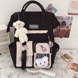 Purple Waterproof Backpack Women Candy Colors Fancy High School Bags Teenage Gir