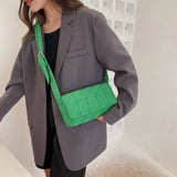 Quilted Shoulder Bag Space Cotton Handbag Women Shoulder Tote Bag