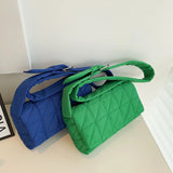 Quilted Shoulder Bag Space Cotton Handbag Women Shoulder Tote Bag
