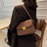 Retro PU Leather Women's Shoulder Bag Handbag