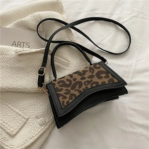 Retro PU Leather Shoulder Bag Messenger Bag for Women