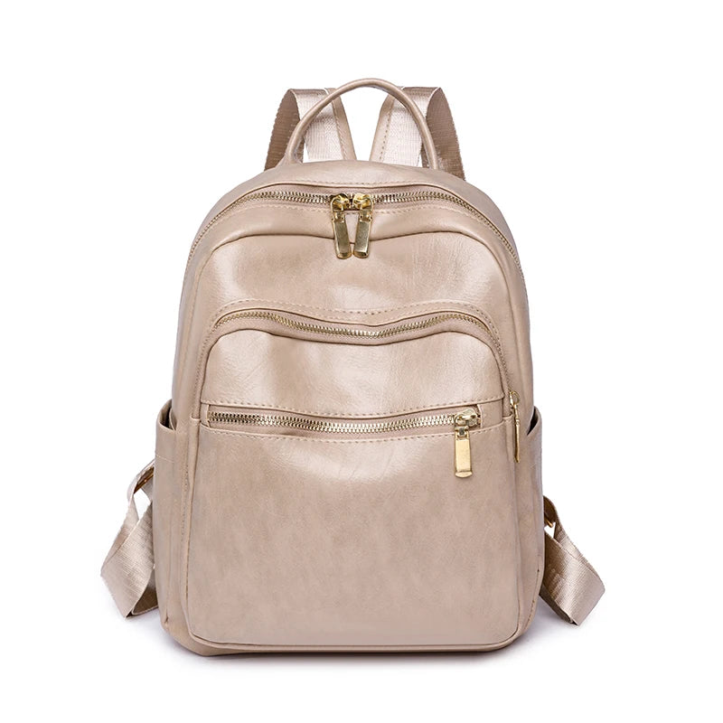 Retro Ladies Backpack Lightweight Multifunctional Shoulder Bag