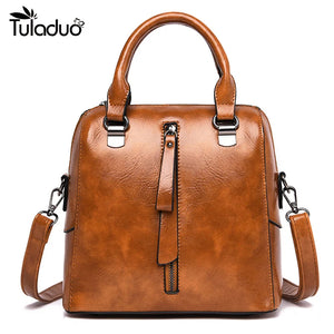 Retro Backpack Women High Multifunction Small Bagpack For Girls