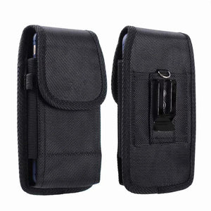 Retro Men Phone Pouch Classic Belt Bag Hanging Waist Storage Belt Clip Pouch