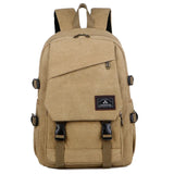 Retro Men's Casual Backpack Student College School Backpack