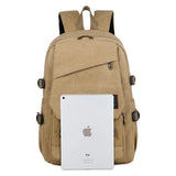 Retro Men's Casual Backpack Student College School Backpack