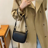 Retro PU Leather Women's Handbag Crossbody Shoulder Bag