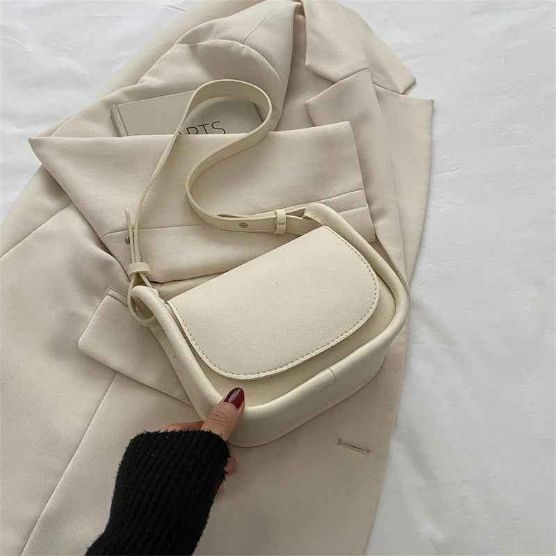 Retro PU Leather Women's Handbag Crossbody Shoulder Bag