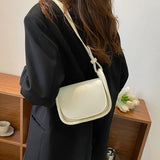 Retro PU Leather Women's Handbag Crossbody Shoulder Bag