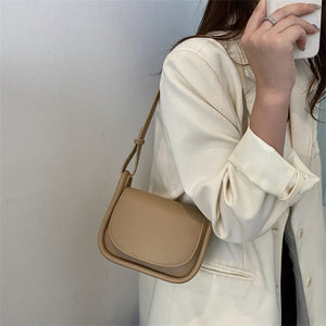 Retro PU Leather Women's Handbag Crossbody Shoulder Bag