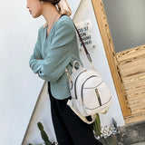 Retro Women's Small Backpack Multifunctional Large Capacity Shoulder Bag