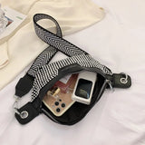 Rhinestones Waist Bag Women Waist Belt Bags Shoulder Crossbody Chest Bag