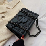 Rivet Chain Small Crossbody Bags for Women Shoulder Messenger Lady Handbags Bag
