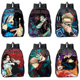 Jujutsu Kaisen 3D Backpack Kids School Bags Anime Canvas Women 16Inch