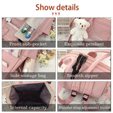 Teenagers Girls Ring Bag Travel Bags Laptop Backpack Women Notebook