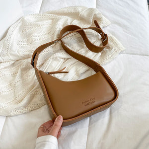 Semicircle Crossbody Bag for Women Adjustable Strap Clutch Purse