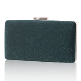 Women Shining Fabric Evening Bag Champagne Party Wedding Clutch Purse