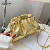 Dumplings Women Messenger Bag Retro Golden Cloud Female Crossbody Shoulder Bag